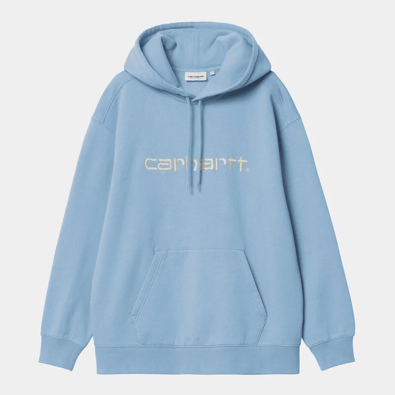 Carhartt WIP Kvinnor Carhartt Sweat Hoodie | Bluebird / Fleur De Sel