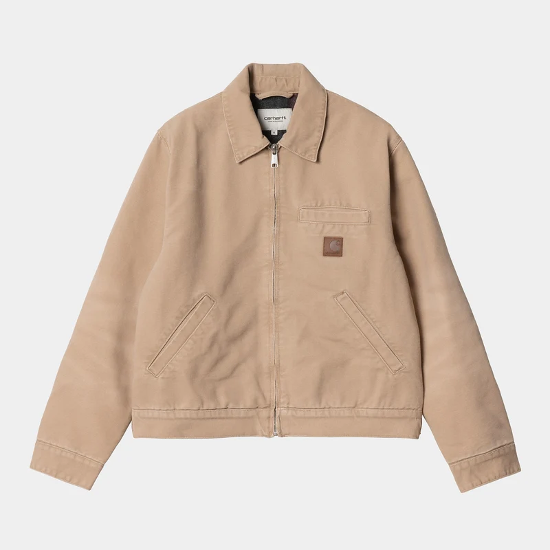 Carhartt WIP Dayton-jacka för kvinnor | Dusty Hamilton Brown Stone Canvas