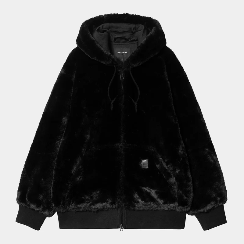 Carhartt WIP Dam Active fuskpälsjacka | Svart