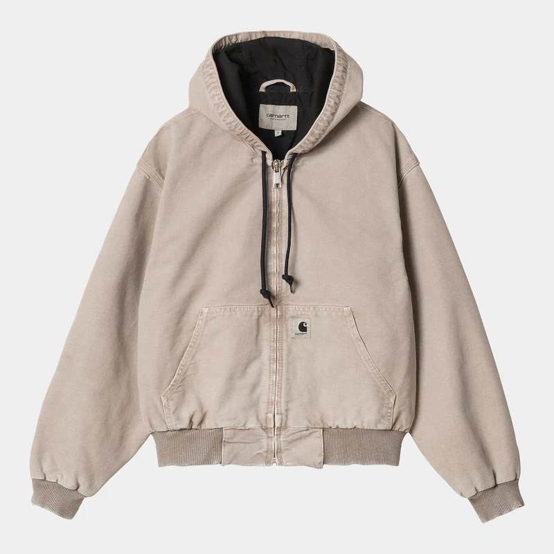 Carhartt WIP Kvinnor OG Active Dearborn Canvasjacka | Mörkbeige
