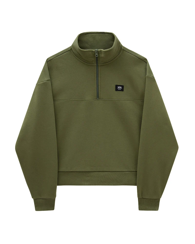 VANS Leighton Mock Neck Fleece för kvinnor - Olive