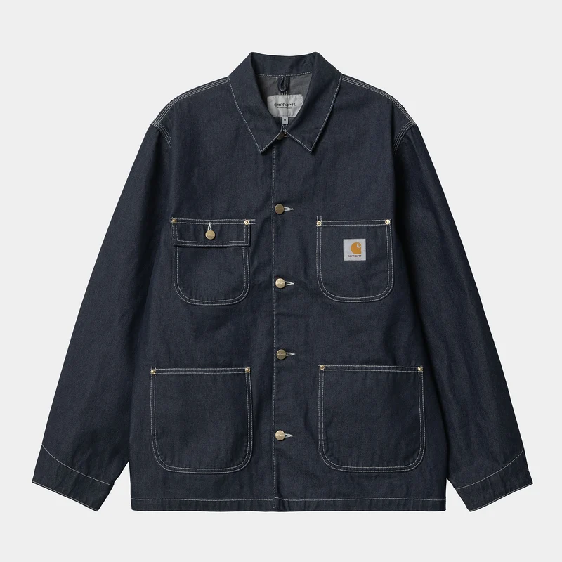 Carhartt WIP Herr OG Chore One Wash Jacka - Blå