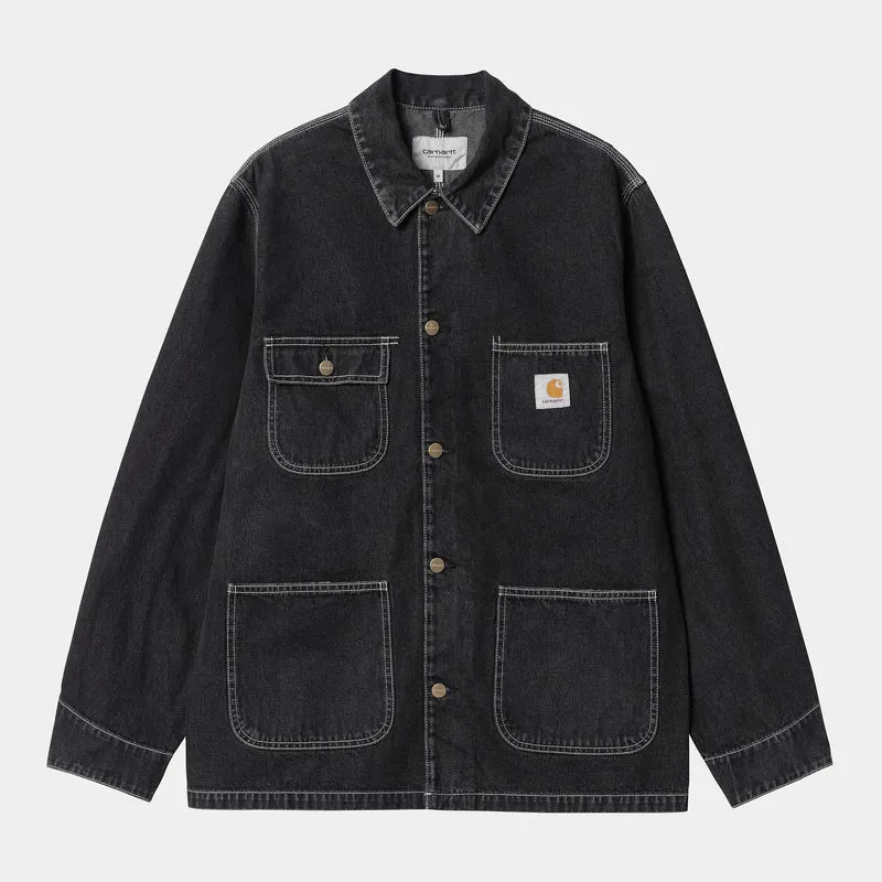 Carhartt WIP Herr OG Chore Stone Wash Jacka - Svart