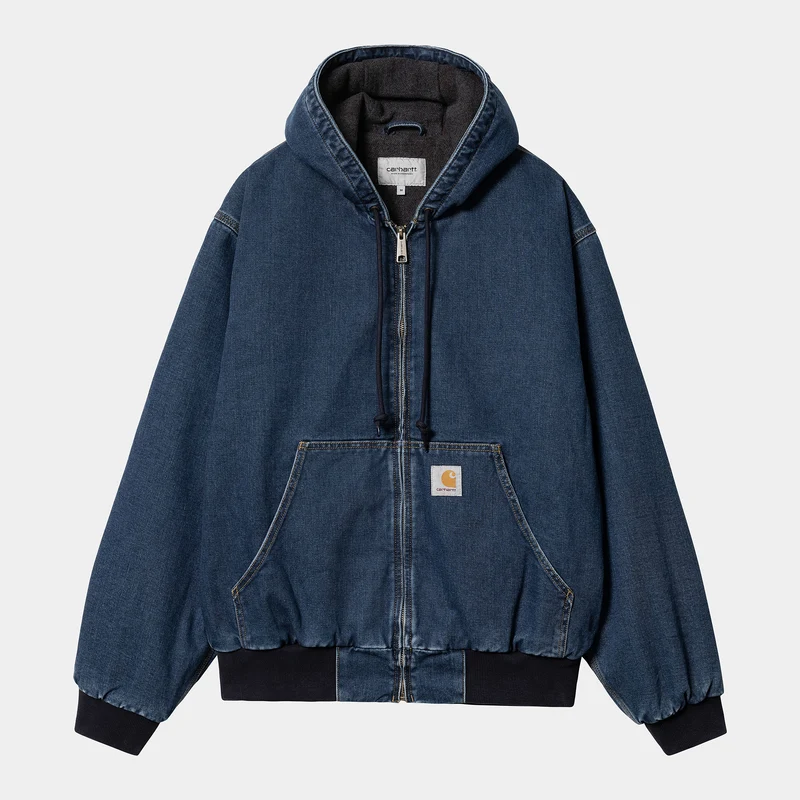 Carhartt WIP Herr OG Active Stentvättad jacka - Blå