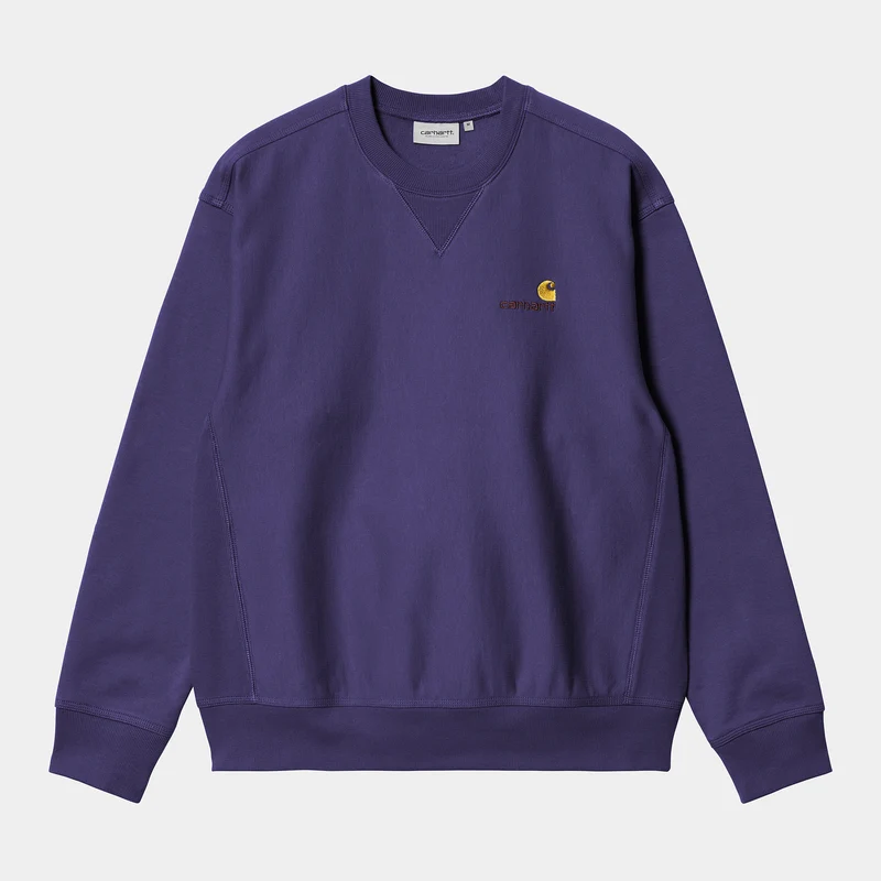 Carhartt WIP Herr American Script Träningstopp - Aura