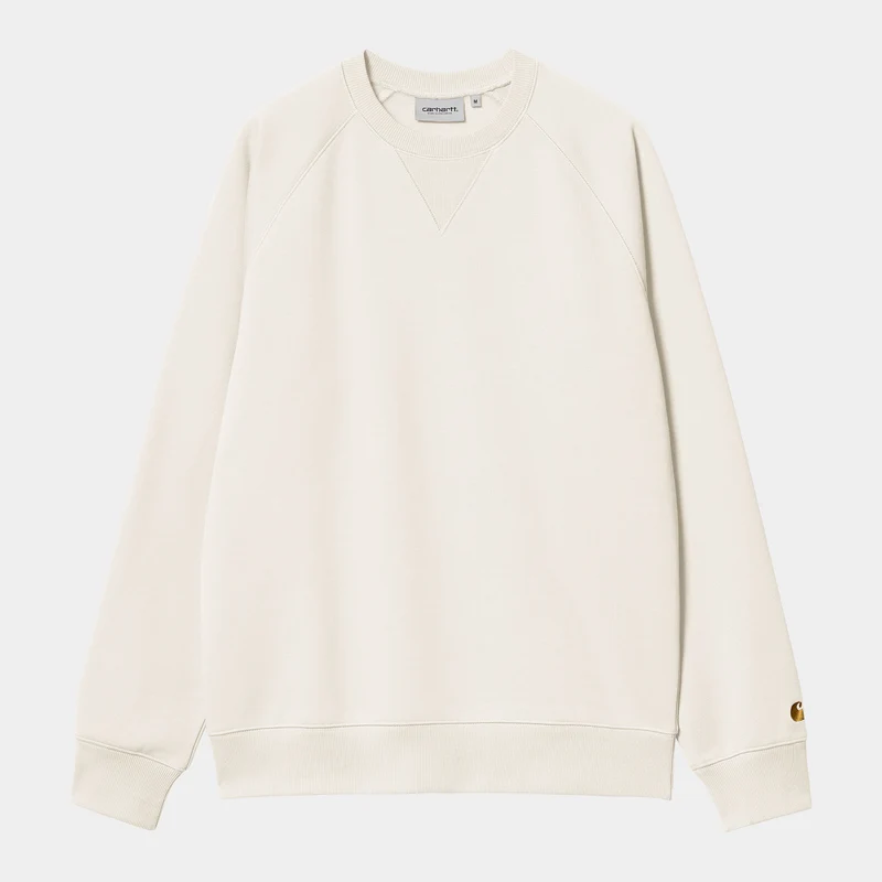 Carhartt WIP Chase Sweat Top för män - Vax