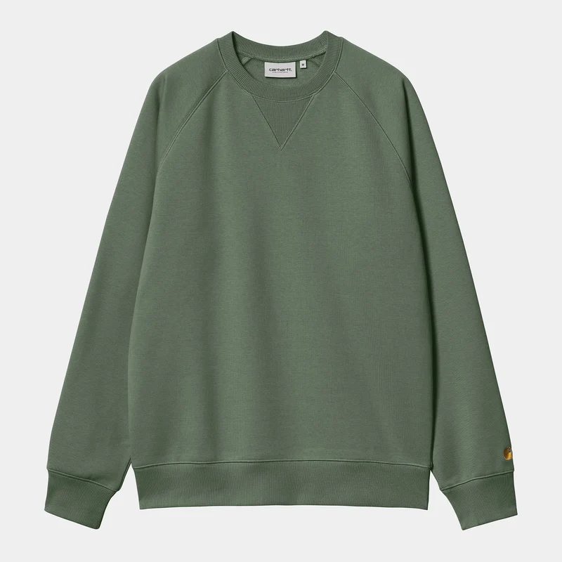 Carhartt WIP Herr Chase Sweat Top - Duck Green