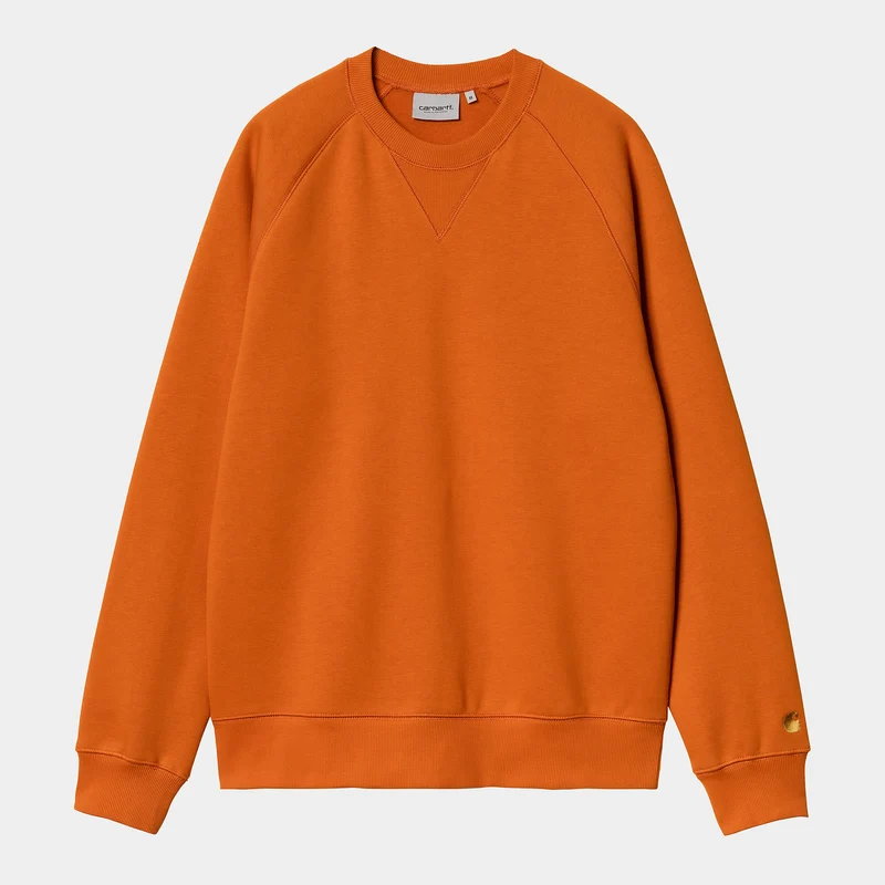 Carhartt WIP Chase Sweat Top för män - Gurkmeja
