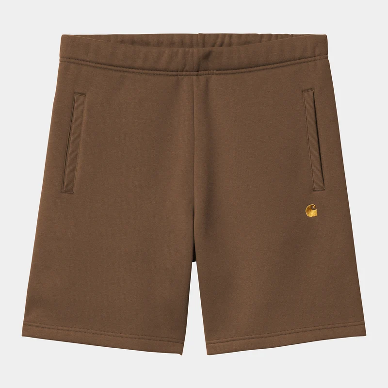 Carhartt WIP Män Chase Sweat Shorts - Choklad