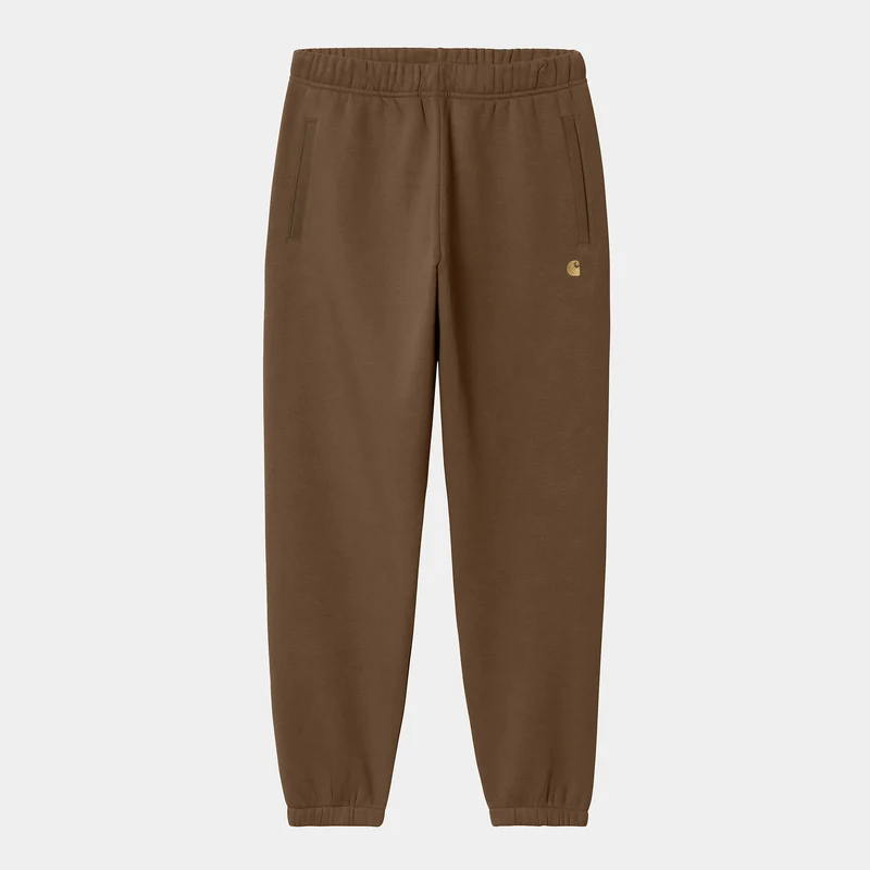 Carhartt WIP Mens Chase Sweat Pant - Choklad