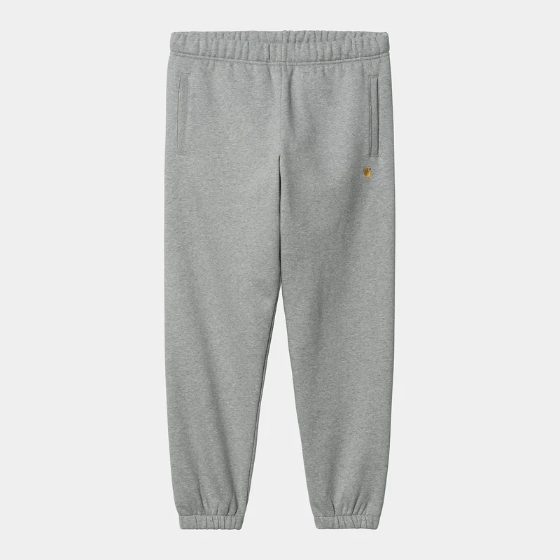 Carhartt WIP Chase Sweat Pant för män - Grå Ljung