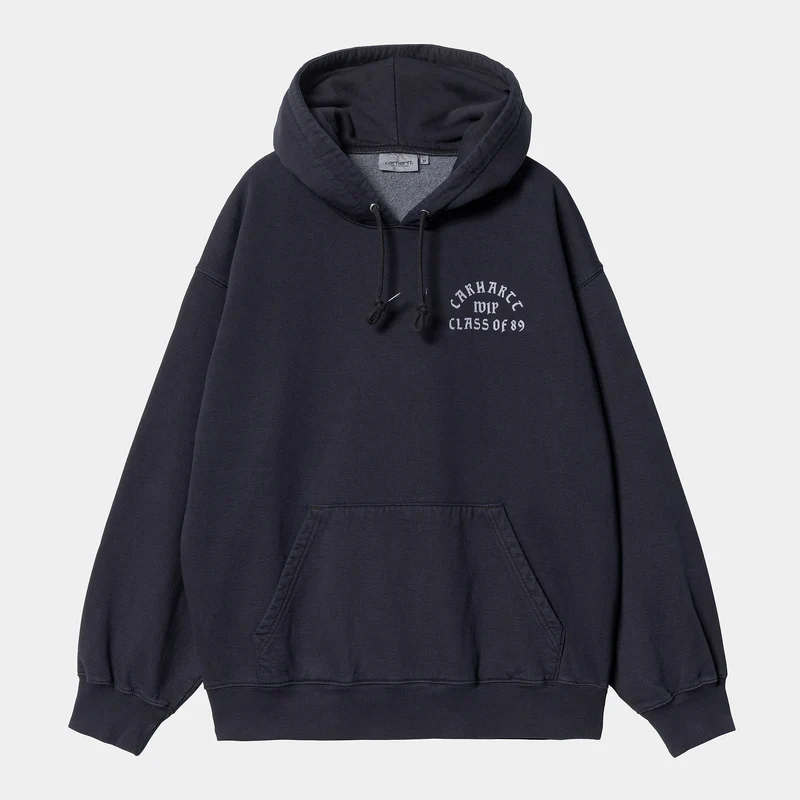 Carhartt WIP Herr Class Of 89 Hoodie - Mörk Marinblå