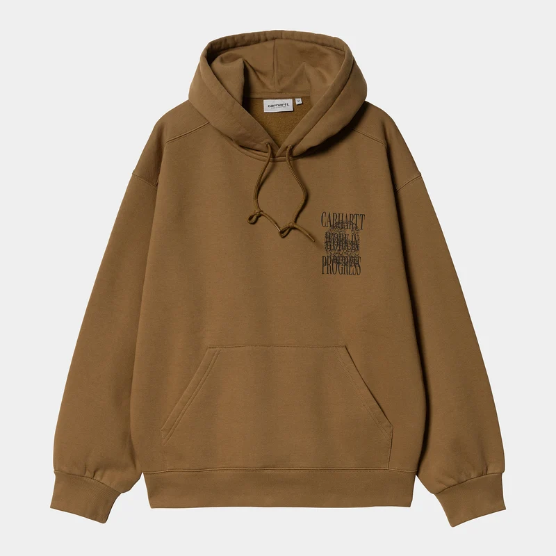 Carhartt WIP Herr Always A WIP Hoodie - Hamilton Brown