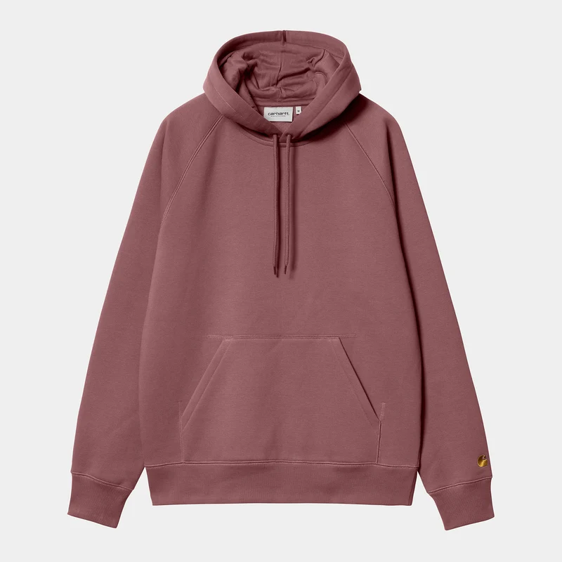 Carhartt WIP Chase hoodie för herr - Dusty Fuchsia