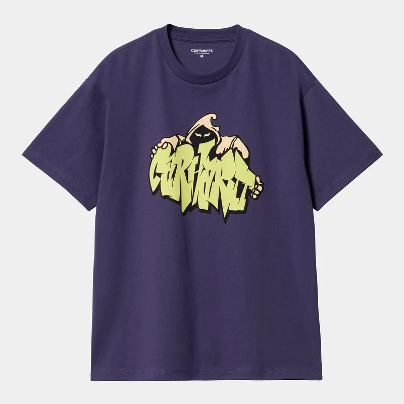 Carhartt WIP Herr Yute kortärmad T-shirt - Aura