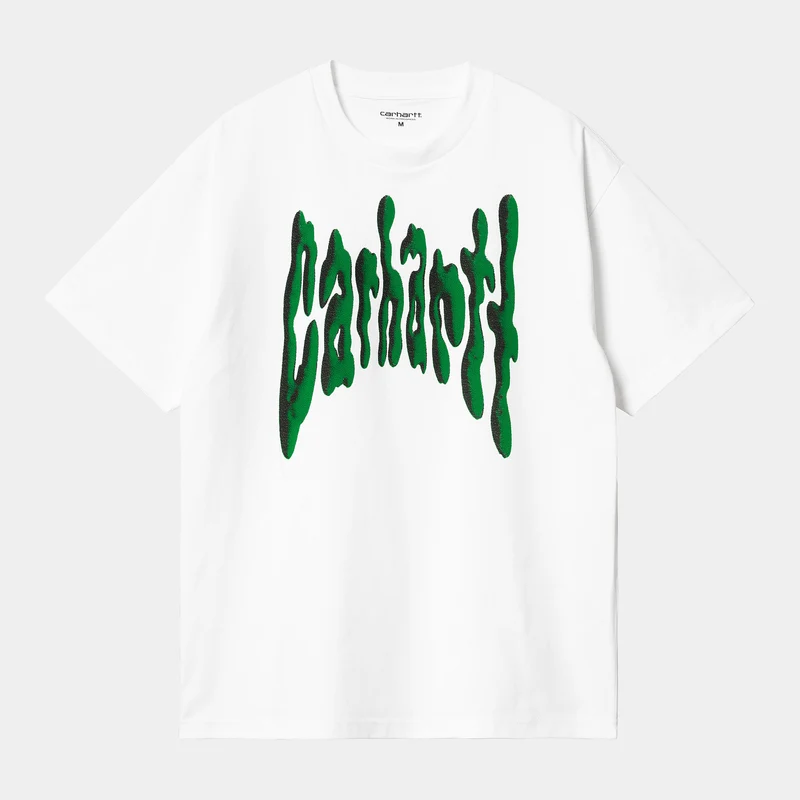 Carhartt WIP Goo kortärmad t-shirt för män - Vit