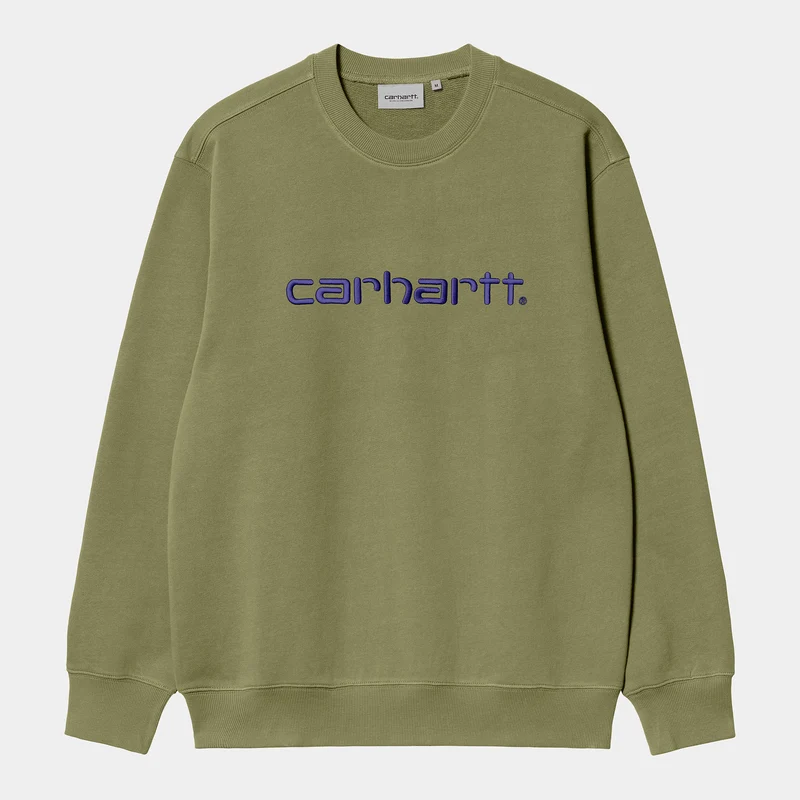 Carhartt WIP Herr Carhartt WIP Sweat Top - Capulet / Aura
