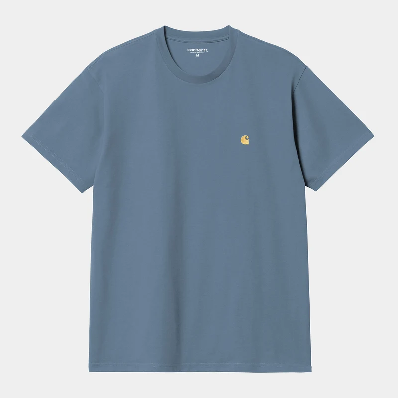 Carhartt WIP Chase kortärmad t-shirt för män - Positano
