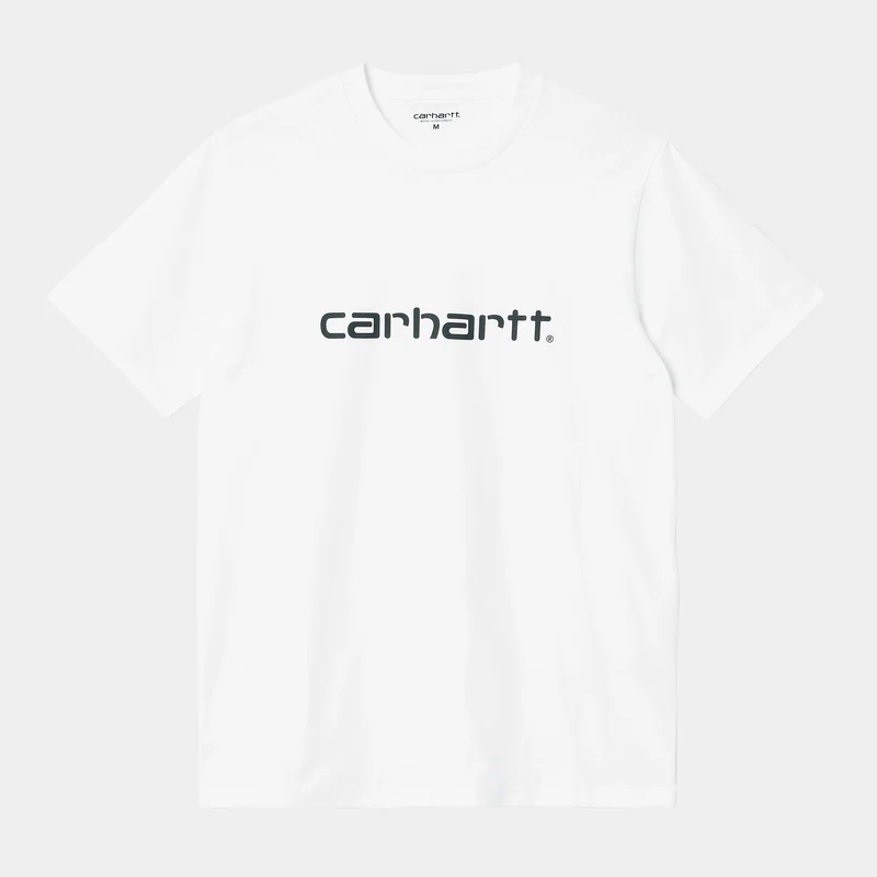 Carhartt WIP Man Script kortärmad T-shirt - Vit