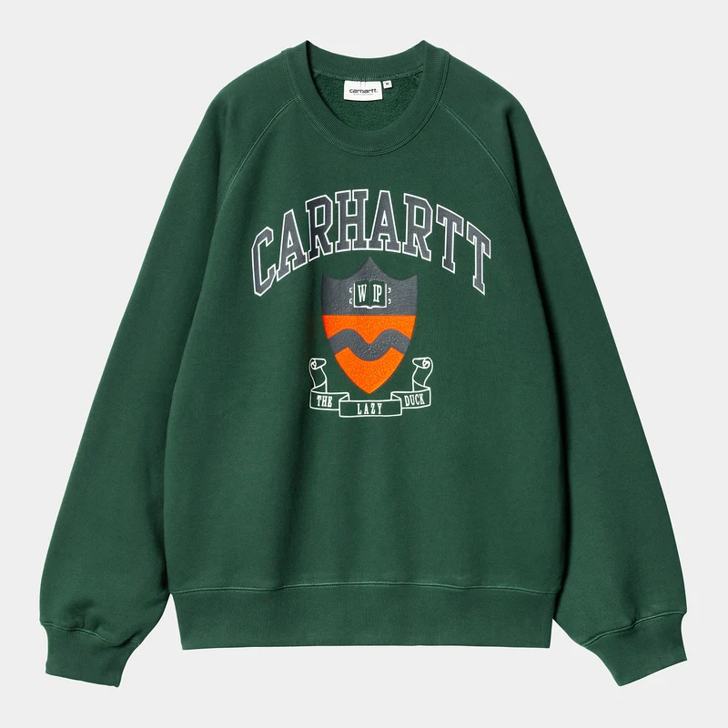 Carhartt WIP Herr Lazy Duck Sweat Top - Sycamore Tree
