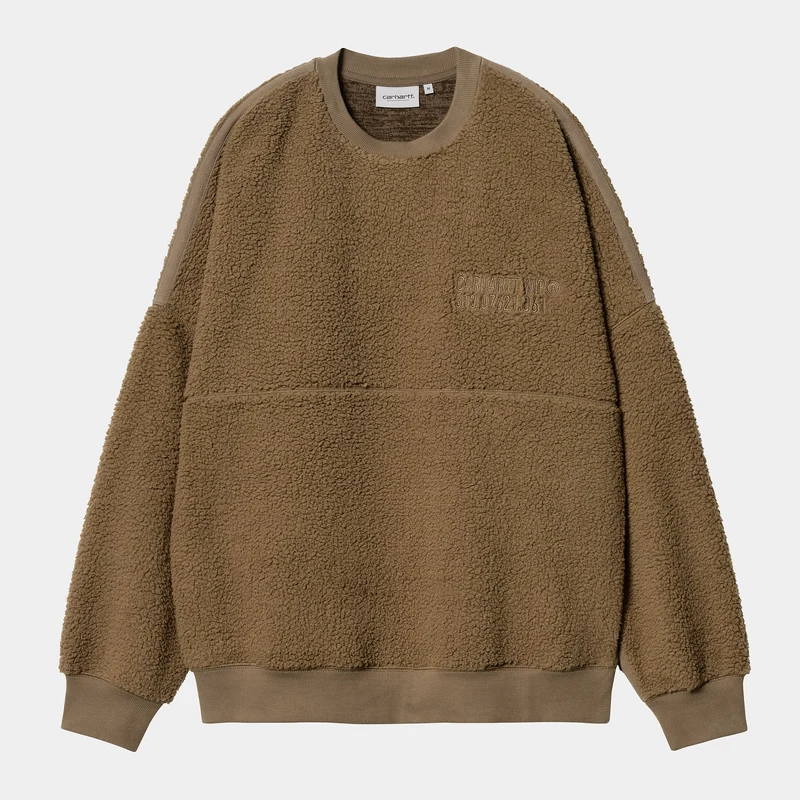 Carhartt WIP Herr Coordinate Sweat Top - Choklad