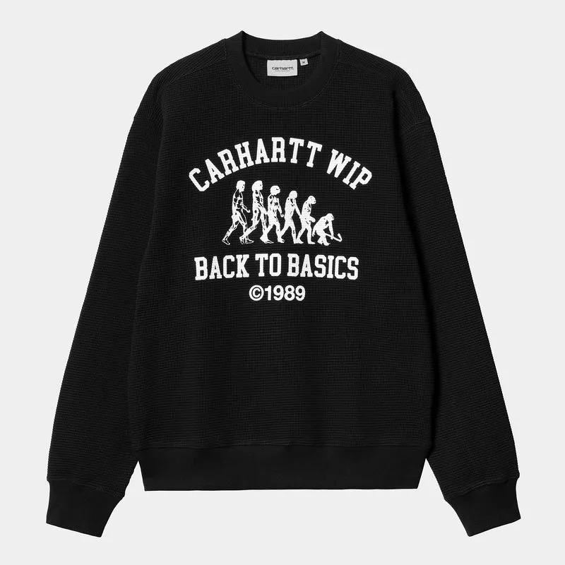 Carhartt WIP Män Main Basics Sweat Top - Svart
