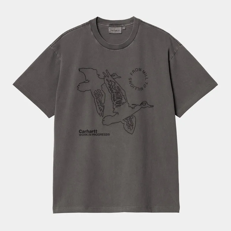 Carhartt WIP Flying Ducks t-shirt för män - grafit