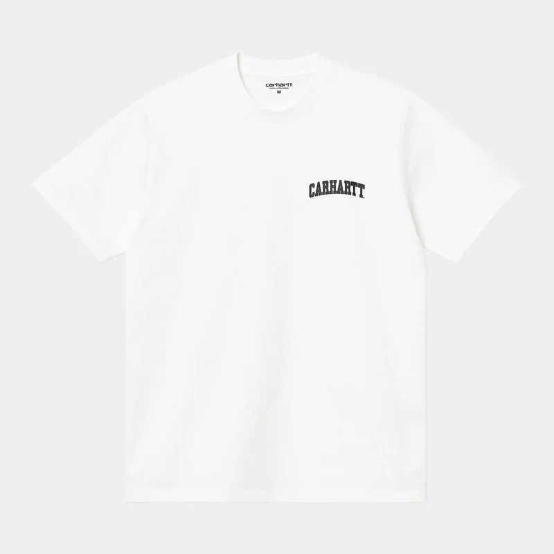 Carhartt WIP Herr University Script T-shirt - Vit