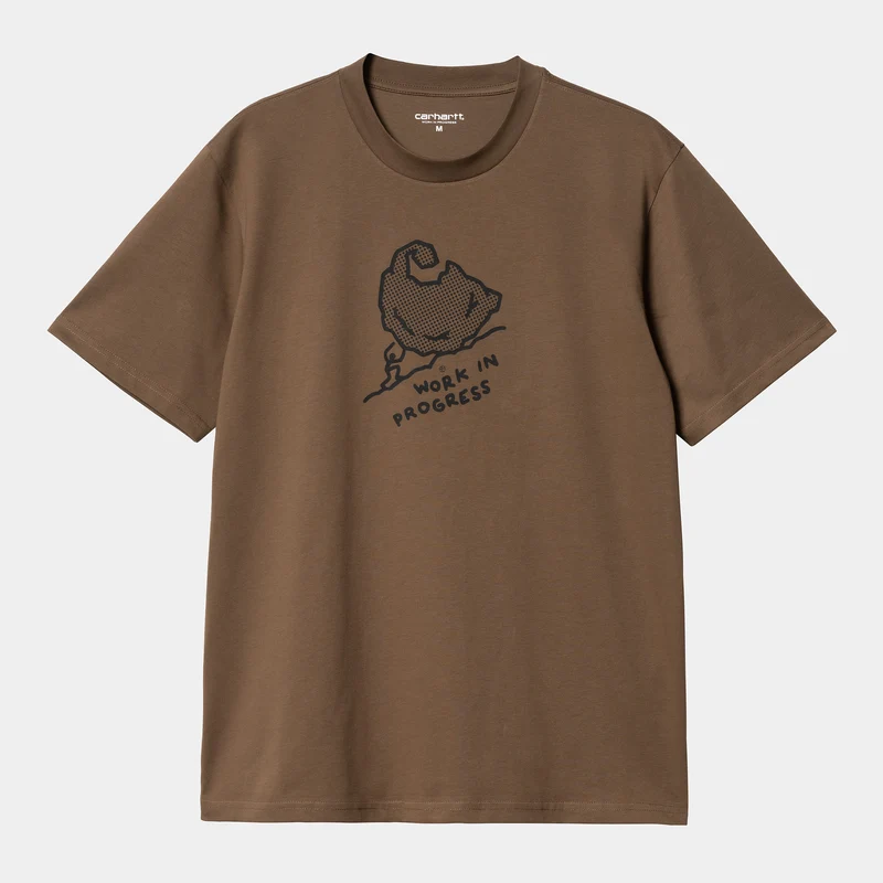 Carhartt WIP Mens Move On Up T-shirt - Choklad