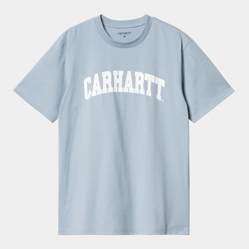 Carhartt WIP Universitet T-shirt för män - Dusty Ice