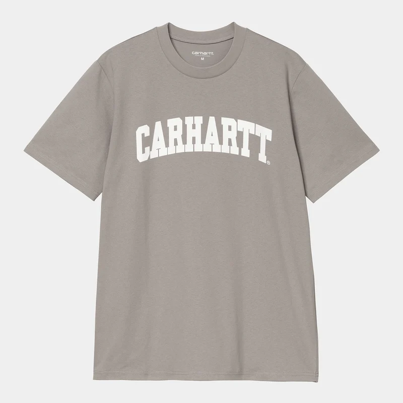 Carhartt WIP Universitet T-shirt för män - Misty Grey
