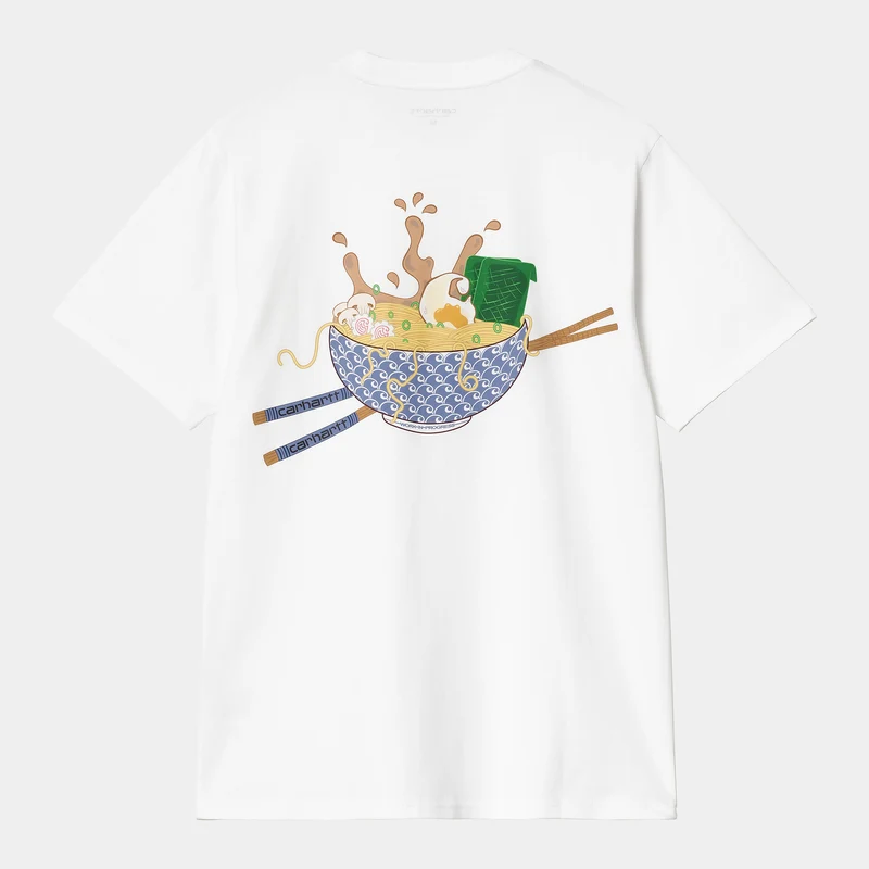 Carhartt WIP Herr Nudelsoppa T-shirt - Vit