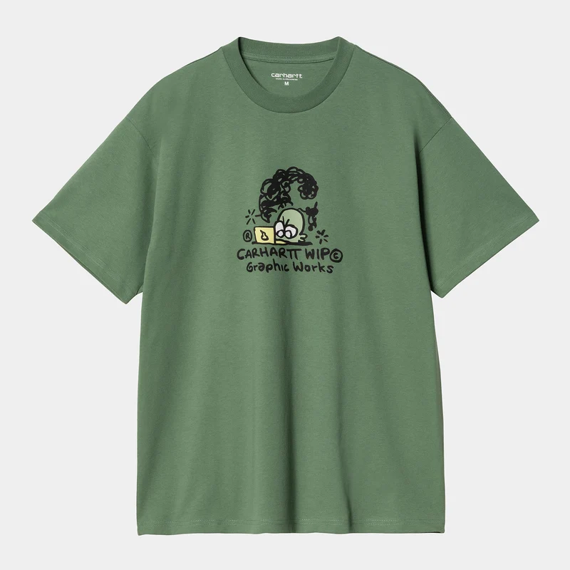 Carhartt WIP Graphic Works T-shirt för män - Duck Green