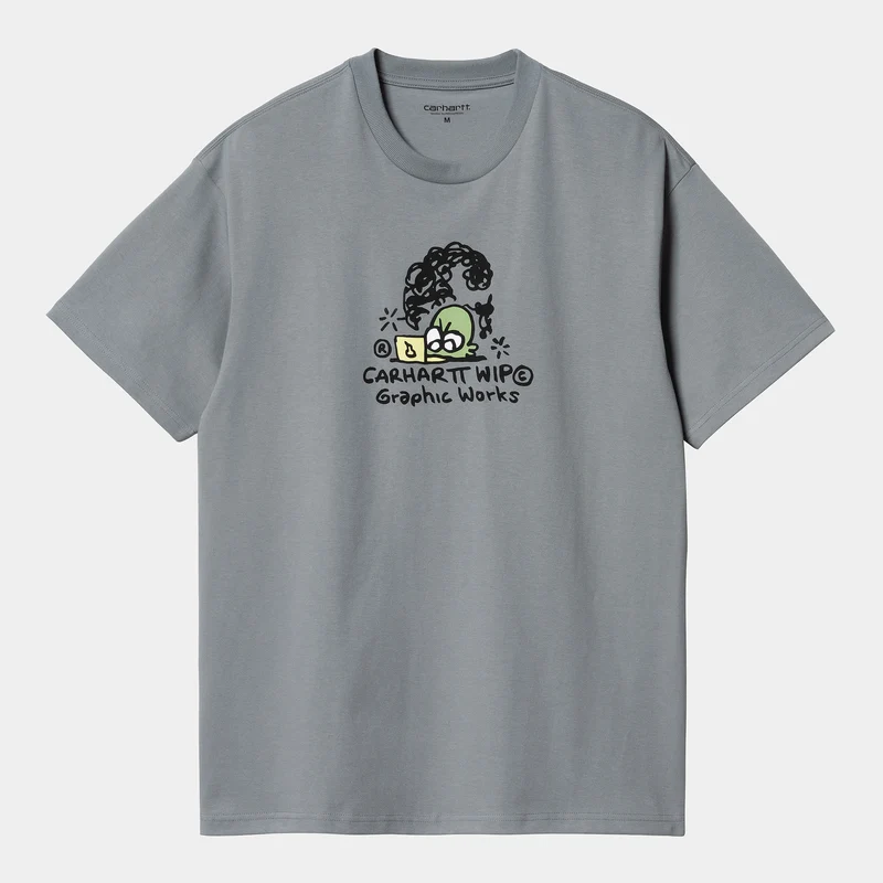 Carhartt WIP Graphic Works T-shirt för män - Dove Grey