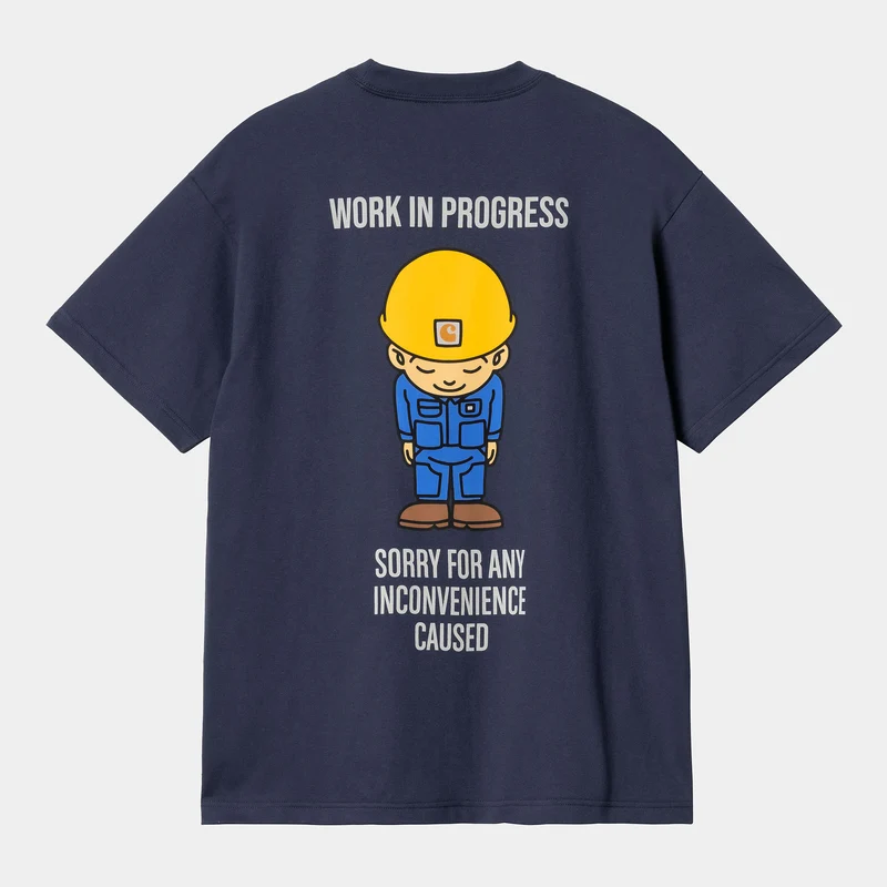 Carhartt WIP Sumimasen T-shirt för män - Air Force Blue