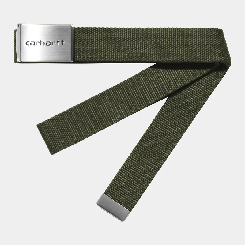 Carhartt WIP Unisex Chrome Clip-bälte - Office Green