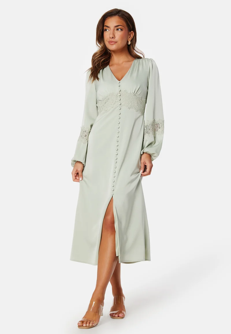Satin Midi Dress
