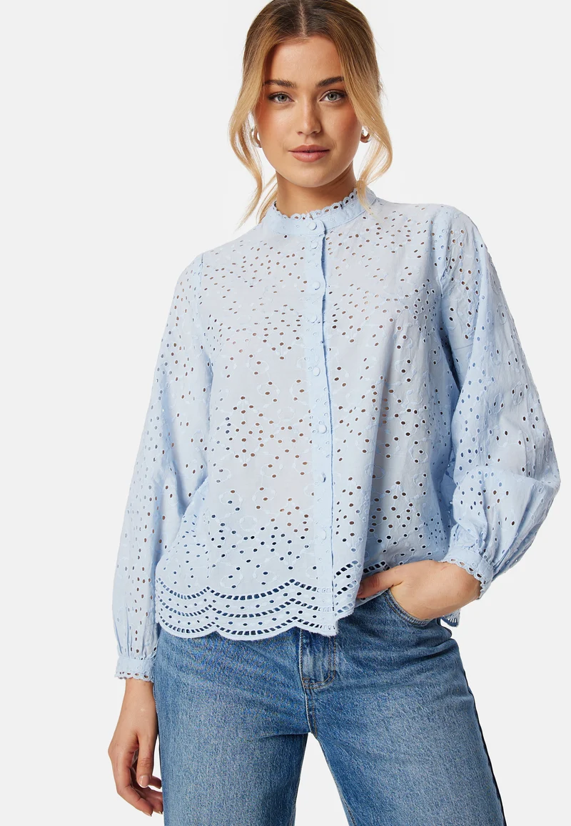 Slftatiana L/S Embr Shirt