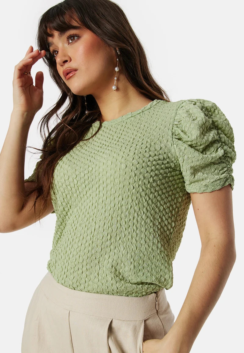 Vianine S/S Puff Sleeve top