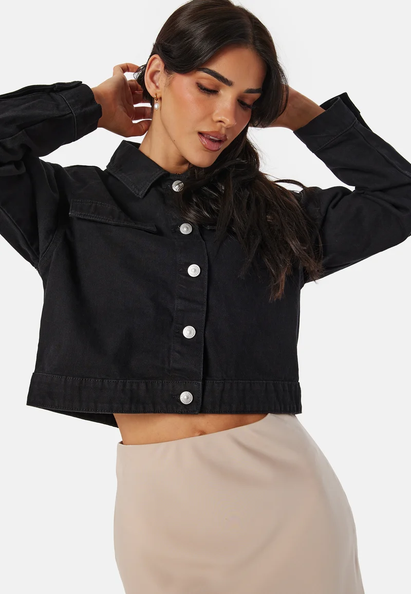 Pctessie LS denim jacket