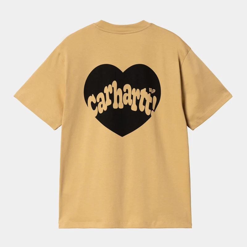Carhartt WIP Amour T-shirt för kvinnor - Bourbon