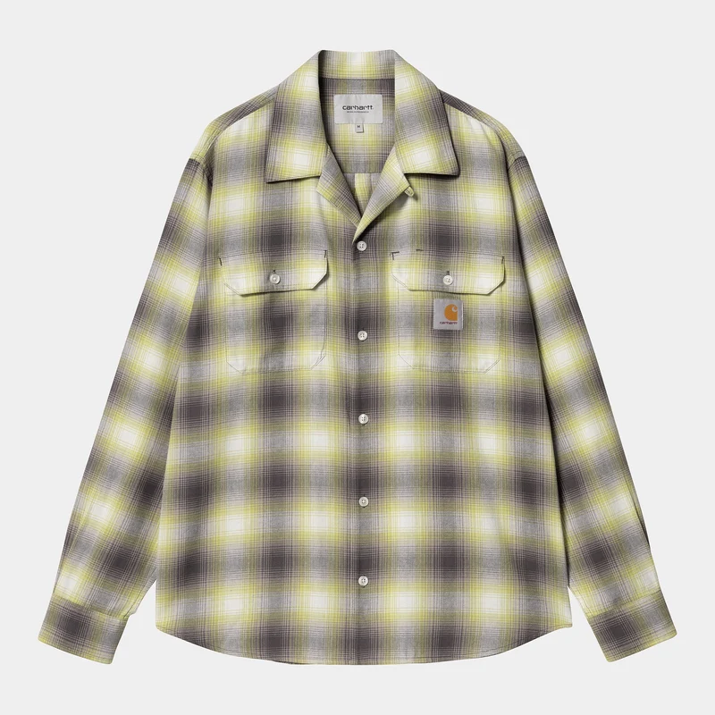 Carhartt WIP Blanchard skjorta för herr - Arctic Lime