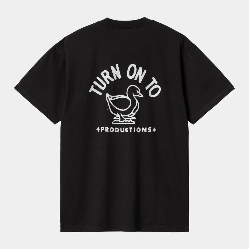 Carhartt WIP Herrstämpel T-shirt - Svart