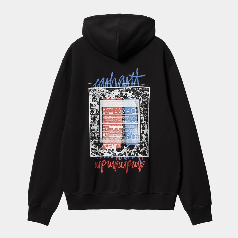 Carhartt WIP Stereo hoodie för herr - Svart