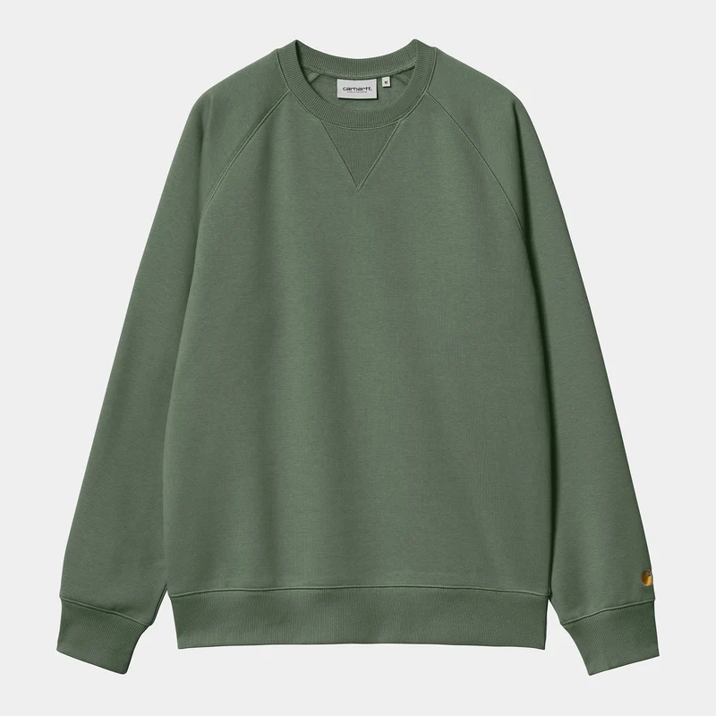 Carhartt WIP Herr Chase Sweat Top - Duck Green