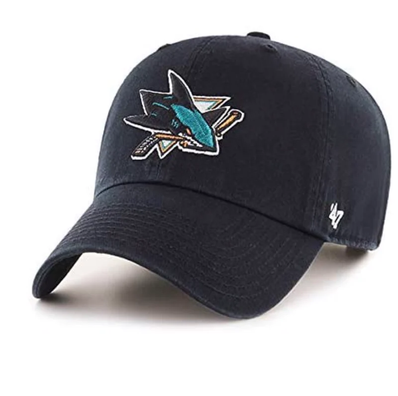 '47 Märke - NHL San Jose Sharks - Justerbar svart keps