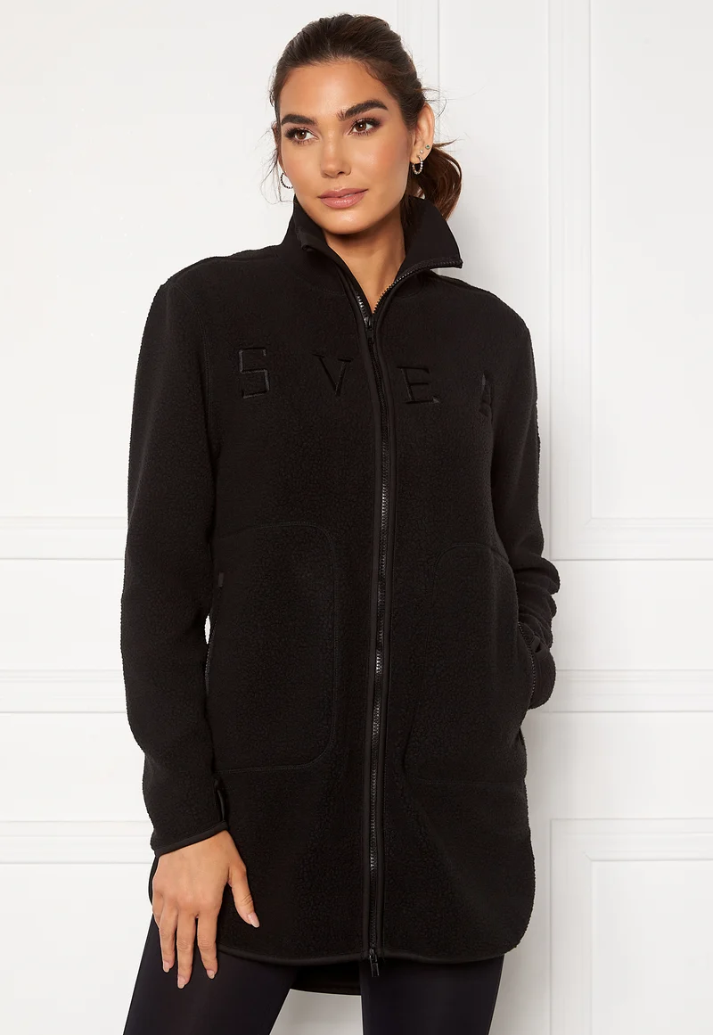 W. Long Pile Zip Sweat