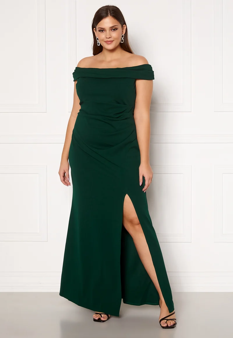 Off Shoulder Maxi Curve Dress