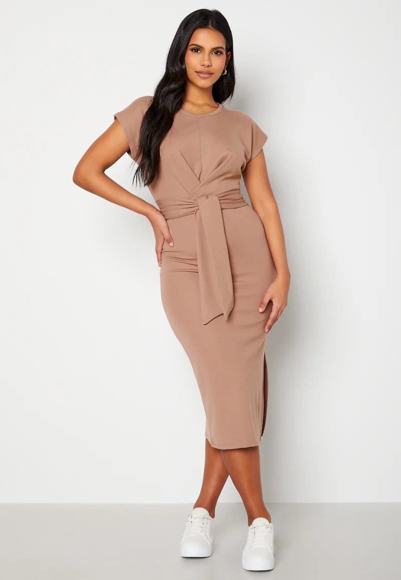 Tea soft tie dress