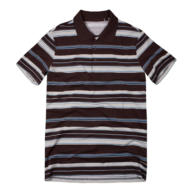 Black Striped Polo